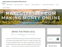 Tablet Screenshot of marcuspassey.com